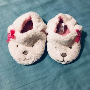 4/$10 Child of Mine Infant Girl Booties Newborn
